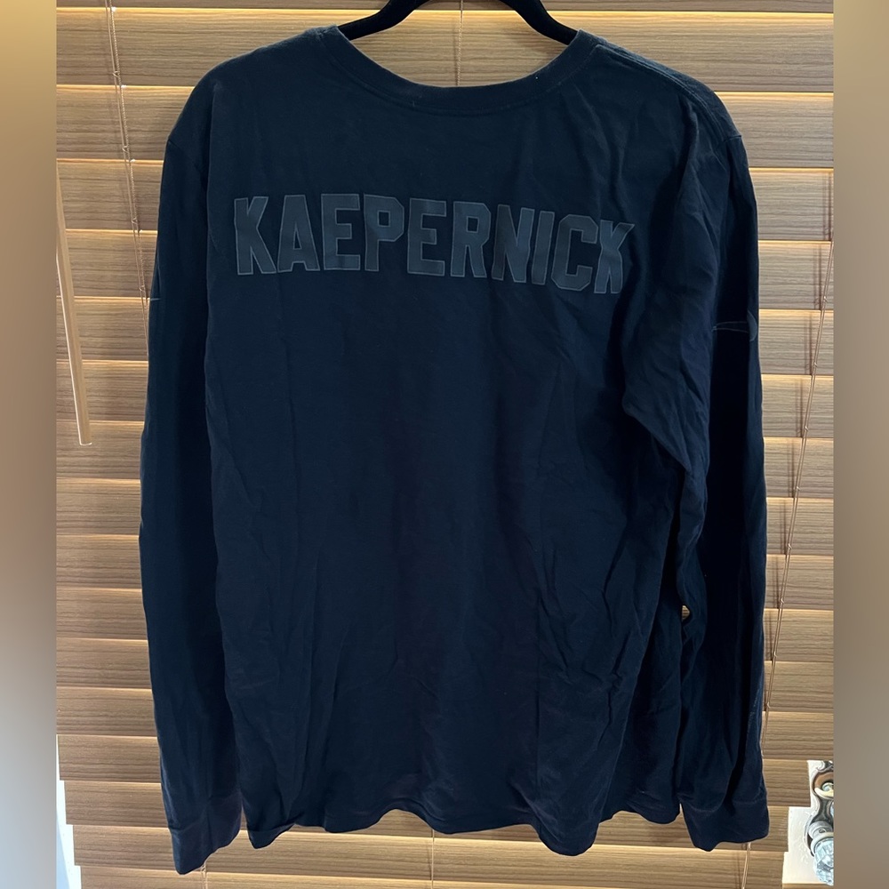 Nike Kaepernick Black Long Sleeve Shirt- Size L